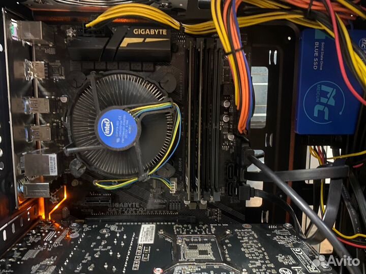 Игровой компьютер Pentium G4400+16ddr4+GTX 1060