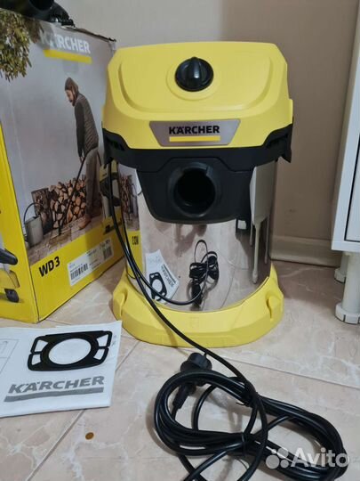 Пылесос karcher wd 3 новый