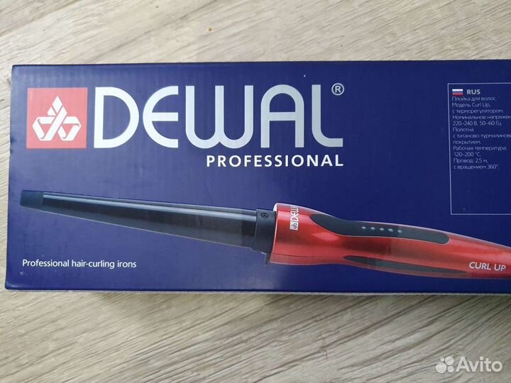 Плойка для завивки волос, кудрей Dewal Curl up