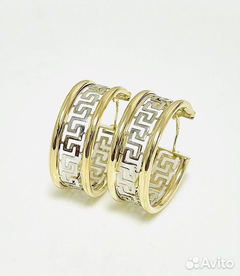 Золотые серьги