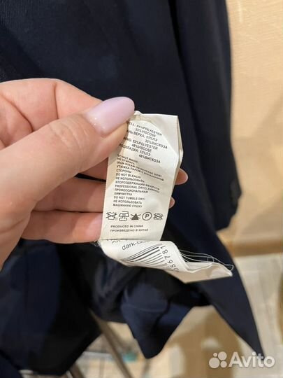 Пиджак синий рост 170