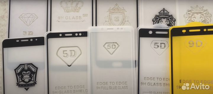 Защитные стекла Samsung / Readmi / Xiaomi