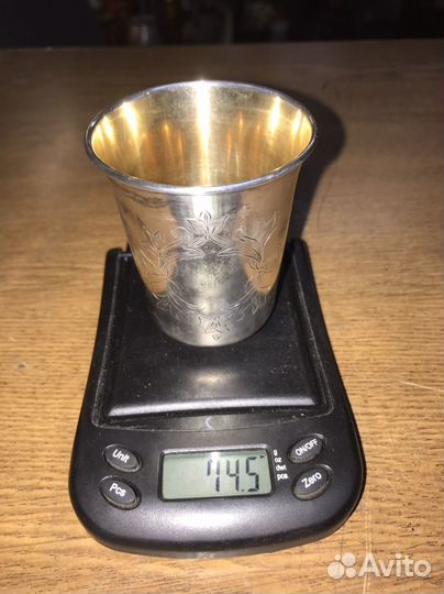 Рюмка серебро 875