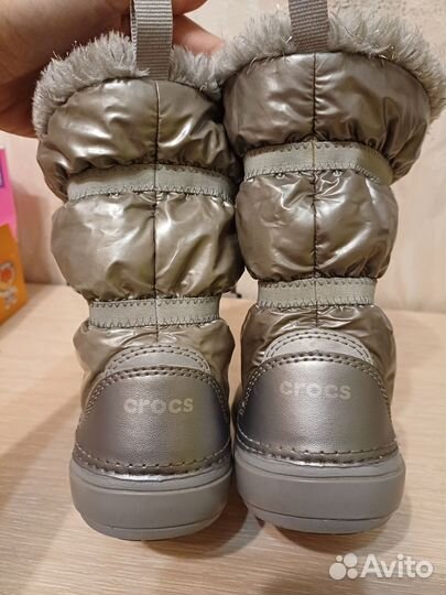 Сапоги для девочки Crocs