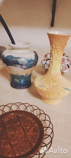 Шкатулки.вазочки.декор