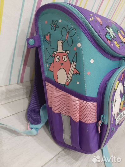 Рюкзак школьный для девочки grizzly