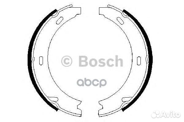 Колодки тормозные барабанные зад 09864873