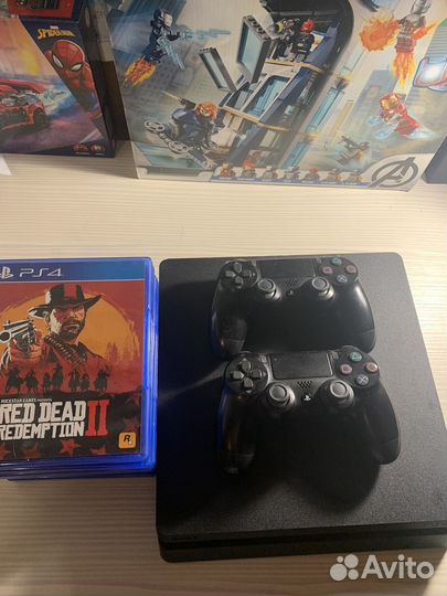 Sony playstation 4 slim 1tb с играми