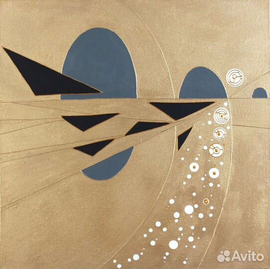 Картина абстракция акрилом на холсте современная