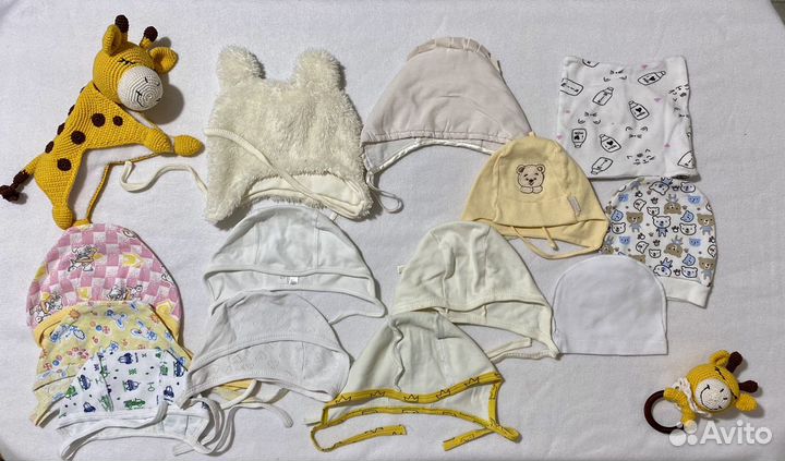 Чепчики, шапочки и антицарапки