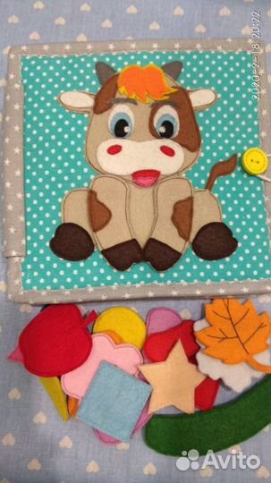 Развивающие книжки из фетра