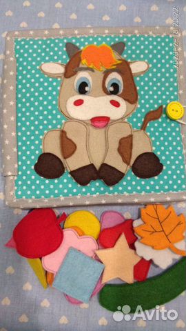 Развивающие книжки из фетра