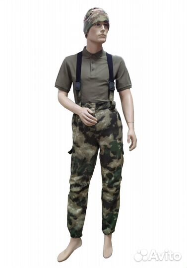 Костюм Горка-8 деми на флисе тигр, мох, мультик