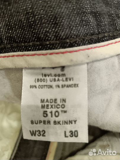 Джинсы levis 510