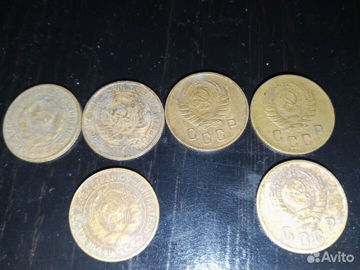 Монеты 2 копейки раннего СССР