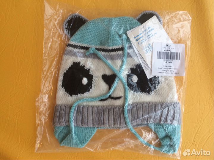 Зимняя шапка Deux par Deux 18/24 месяца