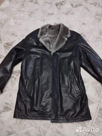 Кожаная куртка мужская