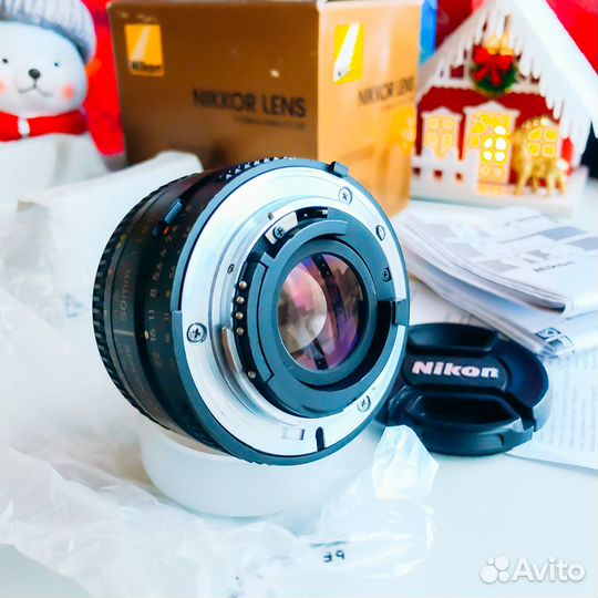 Nikon 50 1.8D как новый с коробкой