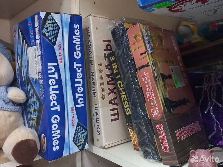 Нарды, шахматы, шашки. - 30%