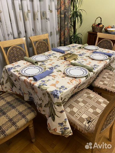 Скатерть из дака с водоотталкивающей пропиткой