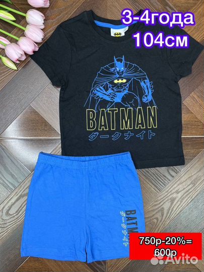 Пижама детская 104 для мальчика Primark