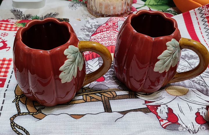 Набор кружек Тыква (керамика)