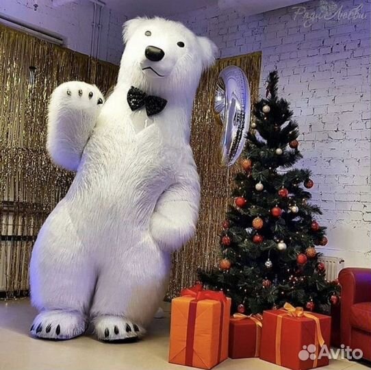 Белый Мишка и Панда Поздравление