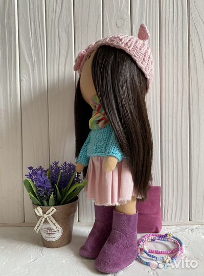 Кукла текстильная интерьерная ручной работы