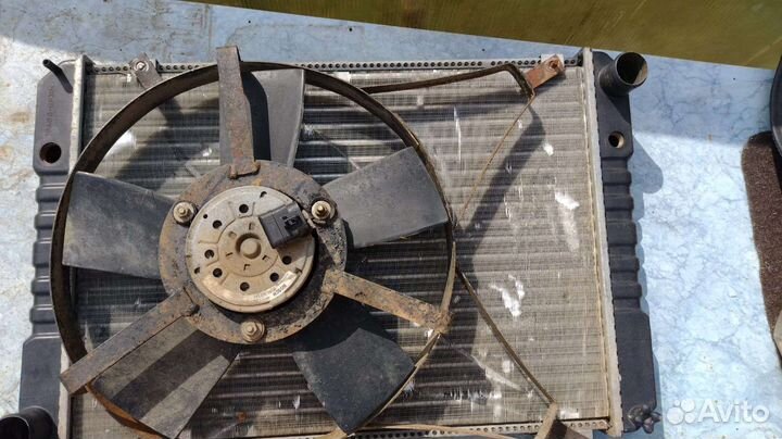 Радиатор Газель с вентилятором Bosch