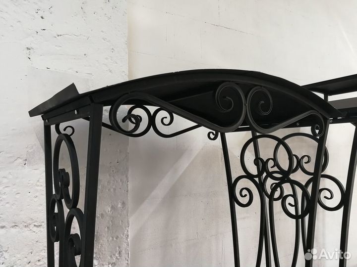 Мангал кованый крыша