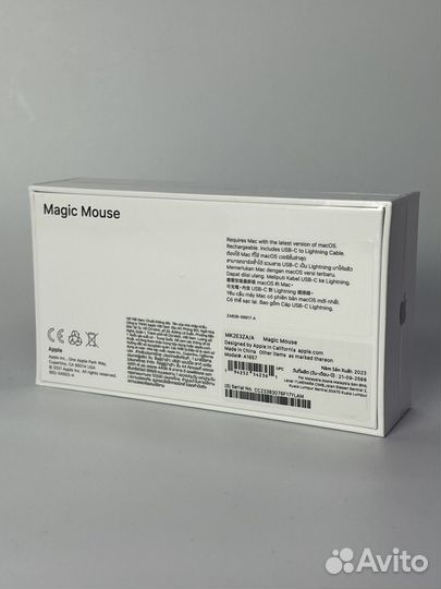 Magic Mouse 3 Silver (новая)