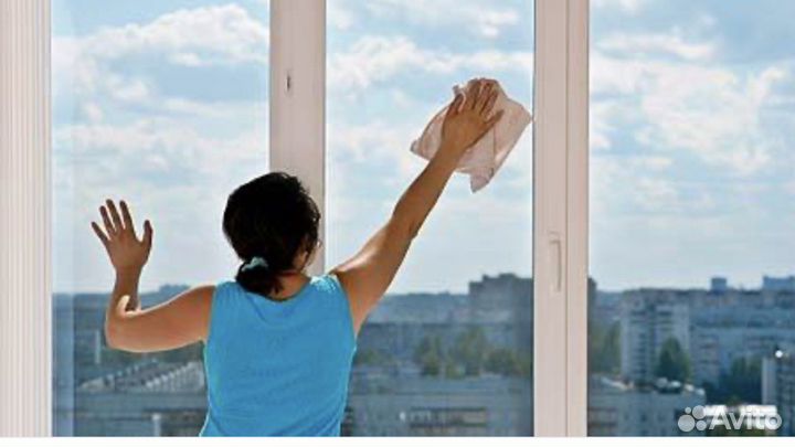 Уборка помещений, мытьё окон