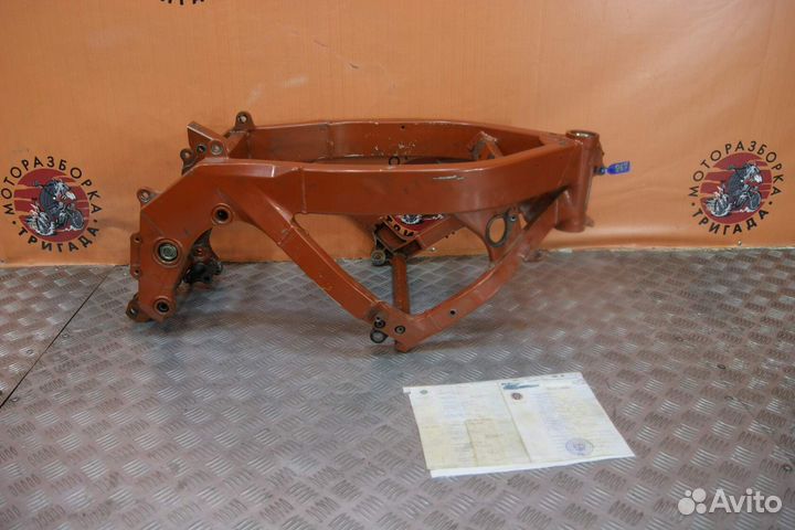 Рама с документами Kawasaki ZZR400-1