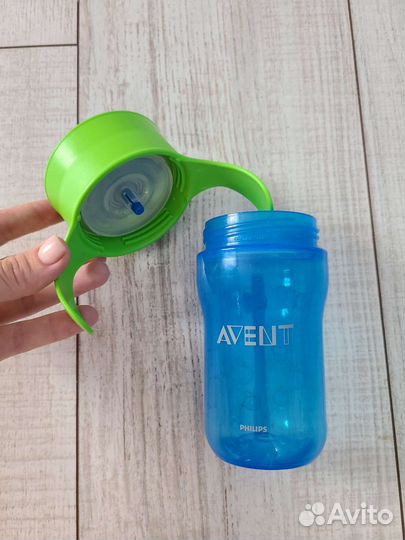 Молокоотсос avent ручной + поильник непроливайка