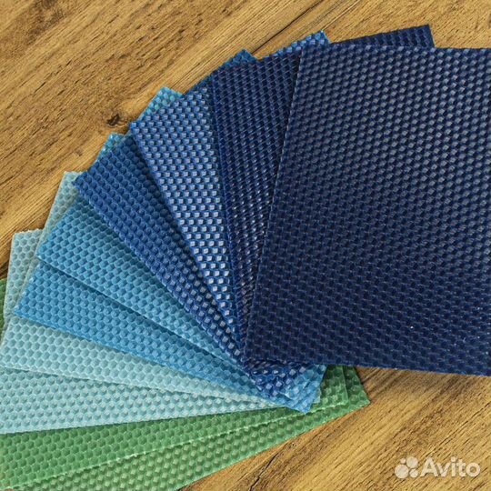 Вощина для свечей цветная № 8 (10 листов 200х130 м