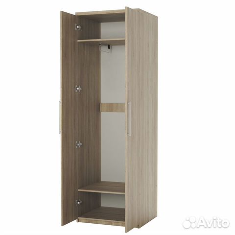 Шкаф для одежды Мелодия мш-21 60х45 Дуб Сонома
