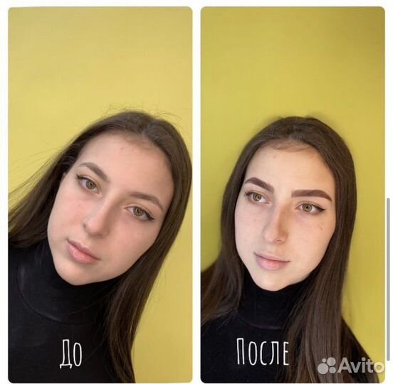 Коррекция, оформление, окрашивание бровей на дому