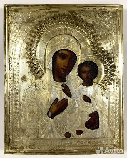 Икона. Смоленская Божья матерь. Конец 19 века