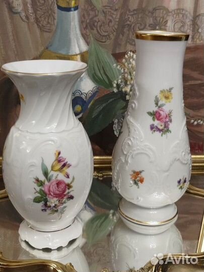 Антикварные вазы KPM и Seltmann, Германия