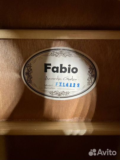 Акустическая гитара Fabio fxl411s + Чехол