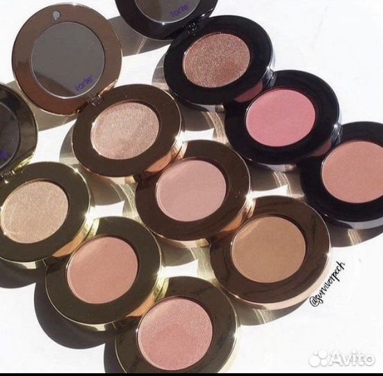 Наборы Tarte румяна,бронзер,хайлайтер,кисть Tarte