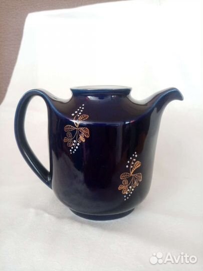 Посуда синий кобальт разная