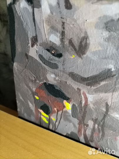 Картина акрилом на холсте Иисус