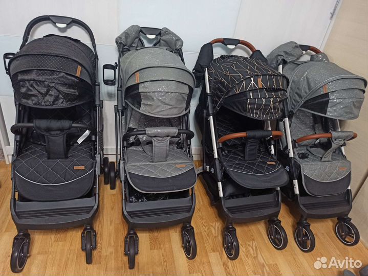 Коляски Babalo classic 2022 золот. полоски, звезда