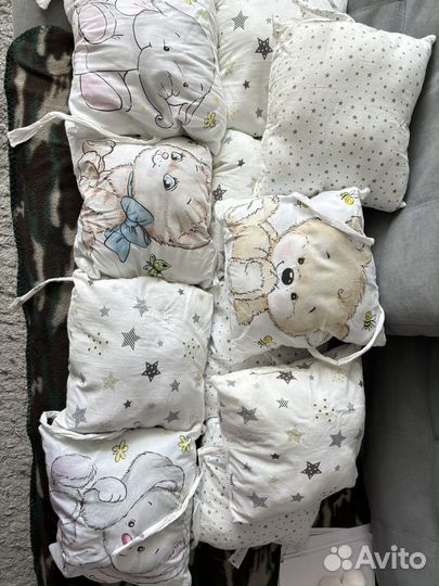 Бортики в детскую кроватку