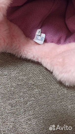 Зимняя шапка ушанка для девочки