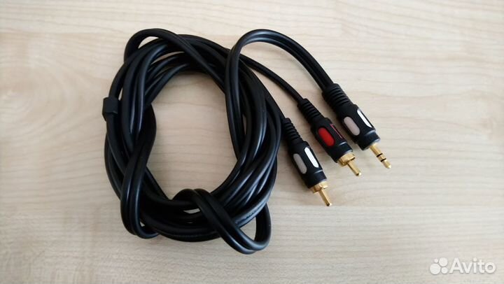 Кабель 3.5Jack - 2RCA длина 1.8м