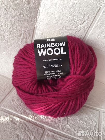 Пряжа rainbow wool xs
