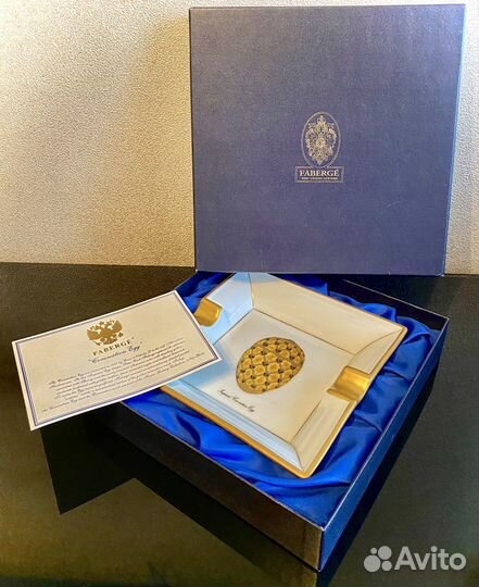 Фарфоровая пепельница., Фаберже., limoges