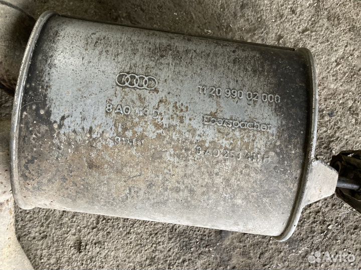 Глушитель в сборе Audi 80 b4 2.3